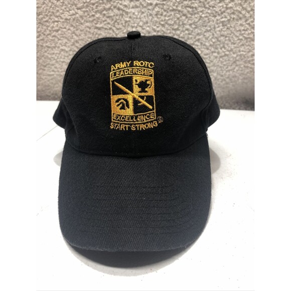 Unbranded Other - US Army ROTC Leadership Excellence "Start Strong" Adjustable Hat Black